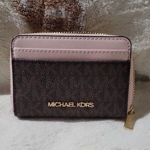 Michael Kors Blush and Chocolate Wallet